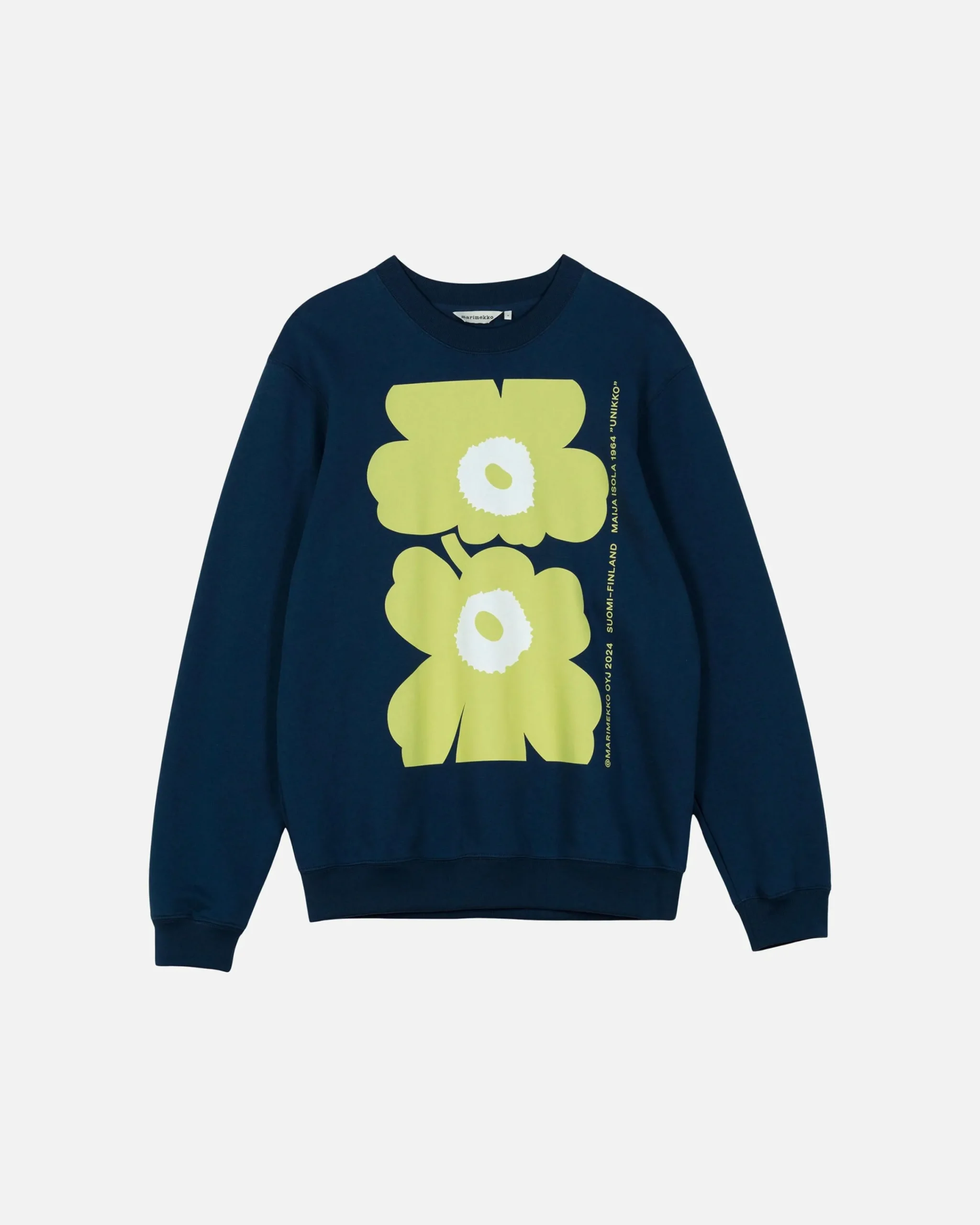 kioski_loisto_unikko_placement_collegepaita_5.webp Marimekko Paidat Ja Tunikat^Kioski Loisto Unikko Placement Collegepaita