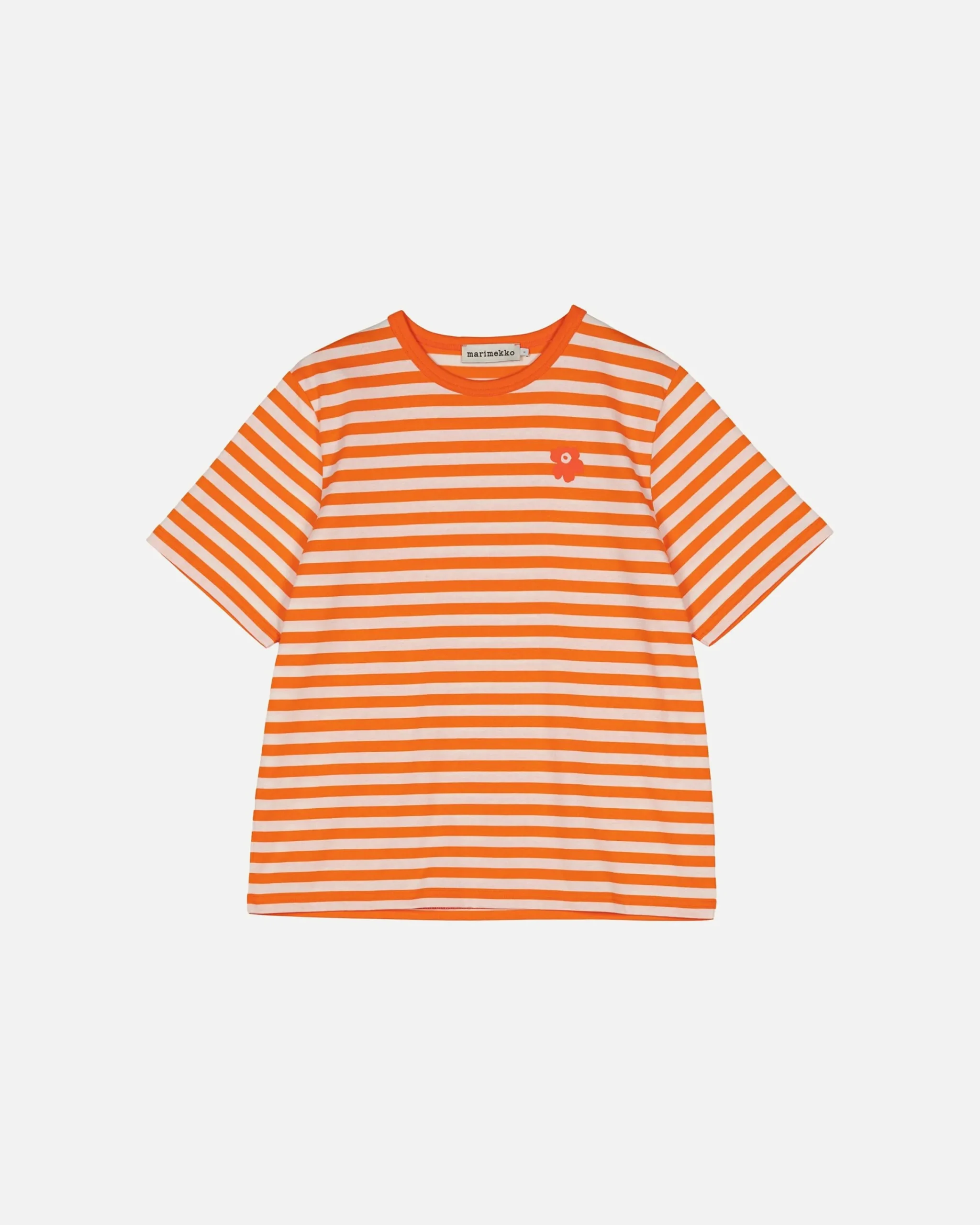 kioski_tasaraita_relaxed_shortsleeve_tpaita_1.webp Marimekko Paidat Ja Tunikat^Kioski Tasaraita Relaxed Shortsleeve T-Paita