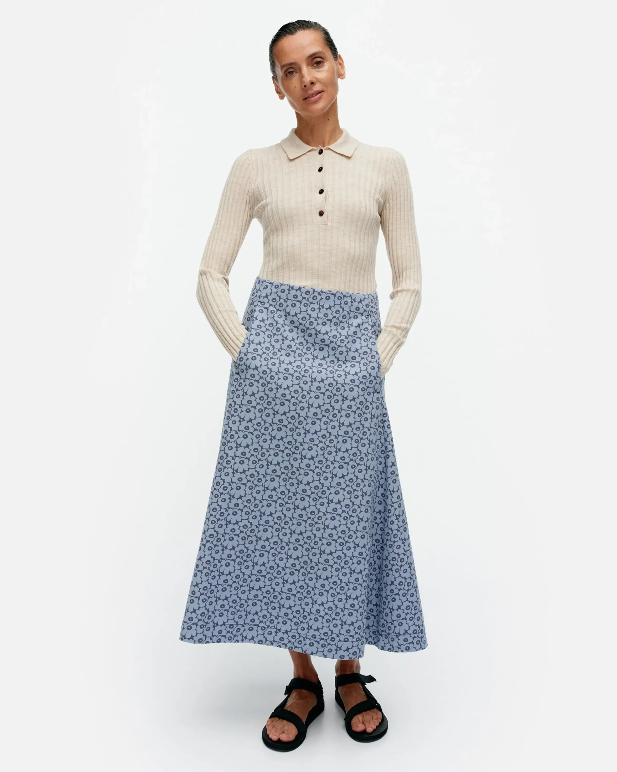 Marimekko Hameet^Koski Unikko Puuvillahame