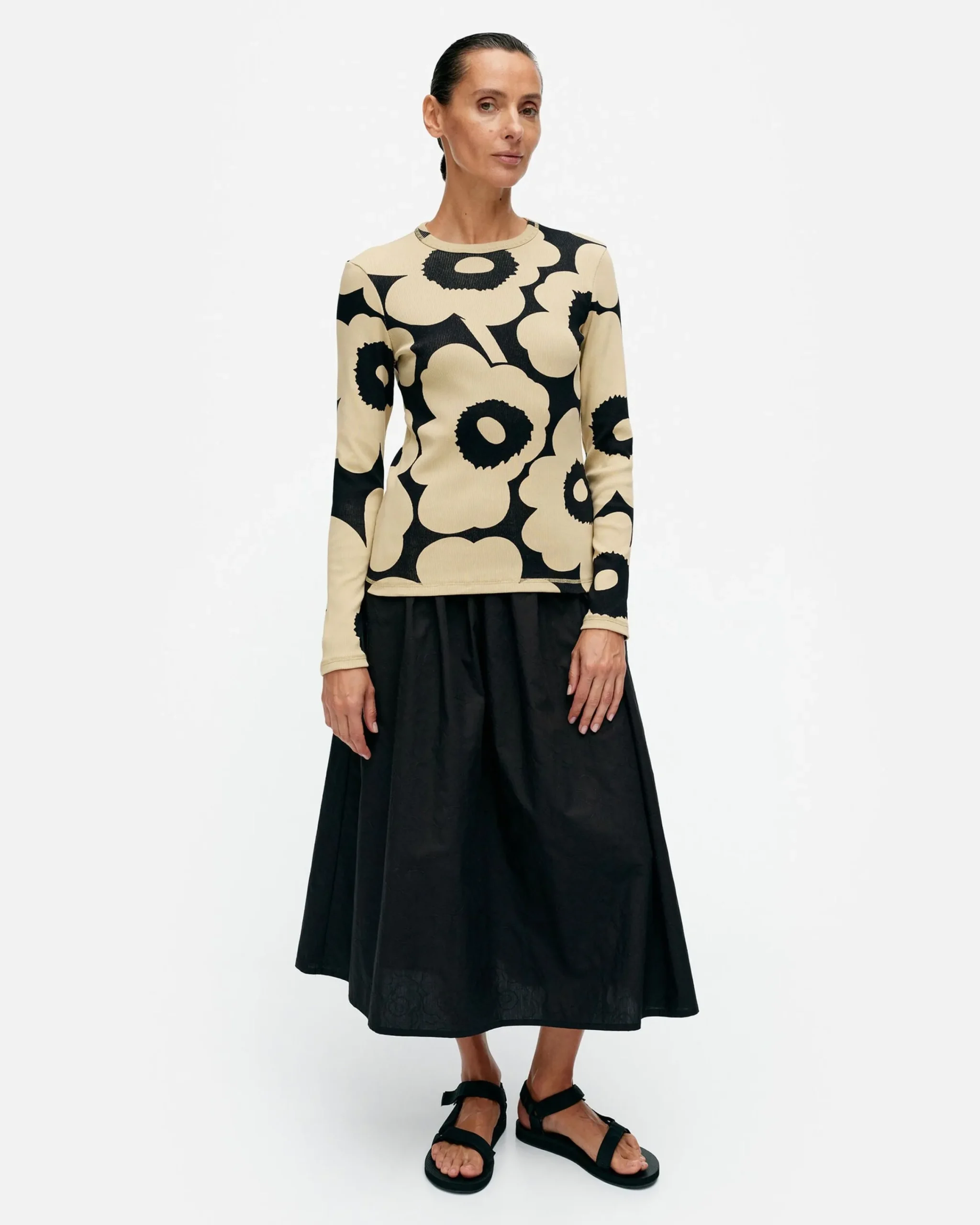 Marimekko Paidat Ja Tunikat^Tulva Unikko Ribbipaita