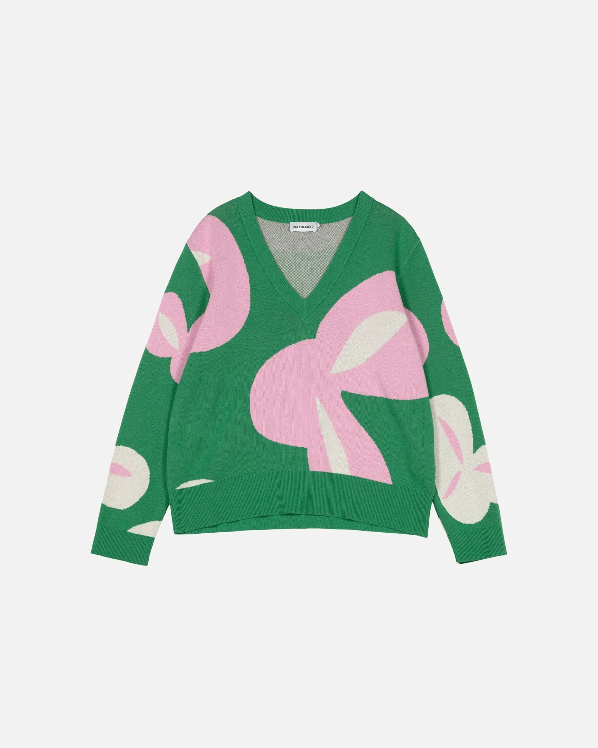 viuhko_poiminto_puuvillaneulepusero_4-2.webp Marimekko Unisex^Viuhko Poiminto Puuvillaneulepusero